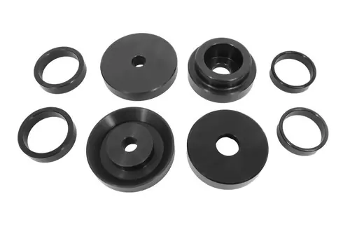 Save Now BMR 2008-2018 Challenger Rear Cradle Lockout Bushing Kit - Black Anodized - SCB110