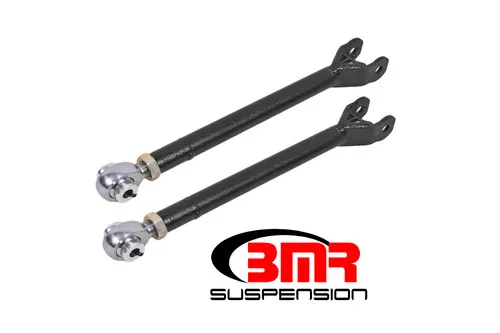 BMR 2008-2023 Challenger Lower Trailing Arms w/ Single Adj. Rod Ends - Black Hammertone - LTA111H Weekend Sale