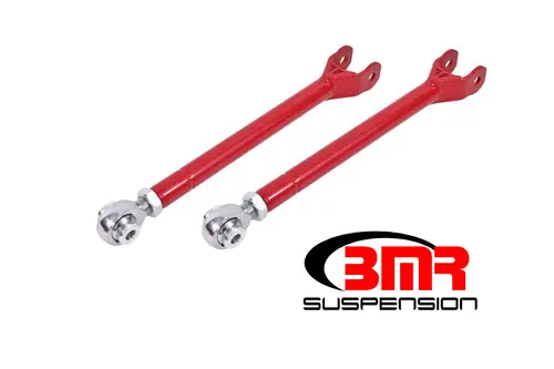 BMR 2008-2023 Challenger Lower Trailing Arms w/ Single Adj. Rod Ends - Red - LTA111R Must Have