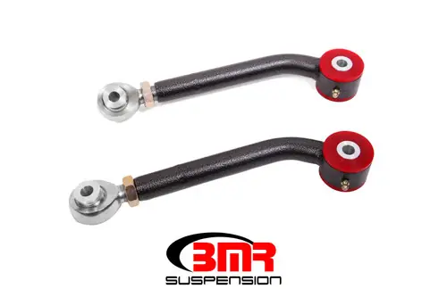 Free Returns BMR 2008-2023 Challenger Upper Trailing Arms w/ Single Adj. Poly/Rod Ends - Black Hammertone - UTA111H