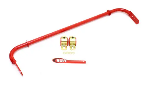 New Arrival BMR 2010-2011 5th Gen Camaro Rear Hollow 25mm Adj. Sway Bar Kit w/ Bushings - Red - SB017R