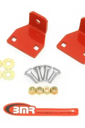 BMR 2010-2011 5th Gen Camaro Rear Lower Control Arm End Link Mounting Brace - Red - ELK009R Secure Checkout