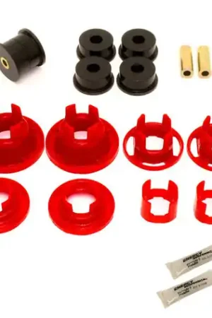 BMR 2010-2011 5th Gen Camaro Street Version Rear Cradle Bushing Kit (BK001 BK016) - Black/Red - BK020 Markdown