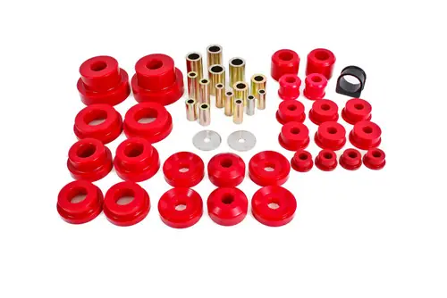 BMR 2010-2013 5th Gen Camaro Pro Version Total Suspension Bushing Kit (BK030/BK021/BK022) - Black/Red - BK031 Bulk Order