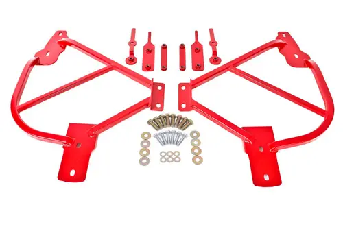 BMR 2010-2015 5th Gen Camaro Bolt-On Subframe Connectors - Red - SFC015R Secure Checkout
