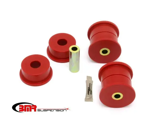 Direct From Factory BMR 2010-2015 5th Gen Camaro Pro Version Differential Mount Bushing Kit (Polyurethane) - Red - BK029
