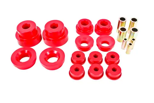 Factory Price BMR 2010-2015 5th Gen Camaro Pro Version Rear Cradle Bushing Kit (BK024 BK029) - Red - BK030
