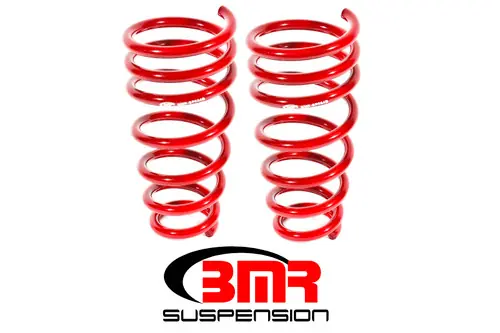 BMR 2010-2015 5th Gen Camaro V6 Rear Lowering Springs - Red - SP054R Top Rated