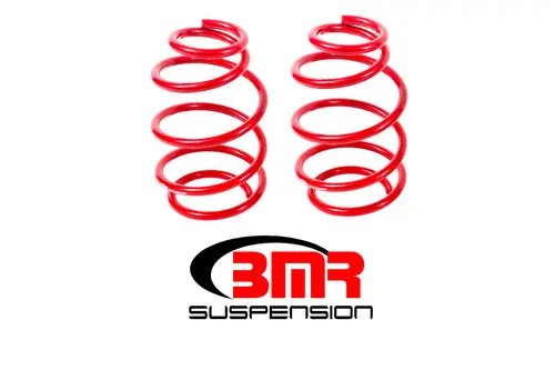 BMR 2010-2015 5th Gen Camaro V8 Front Lowering Springs - Red - SP078R Cheap