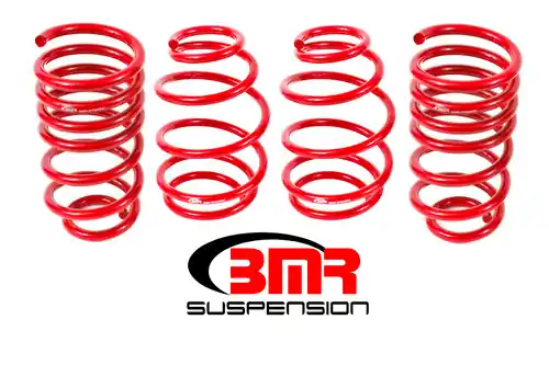 BMR 2010-2015 5th Gen Camaro V8 Lowering Spring Kit (Set Of 4) - Red - SP022R Deal