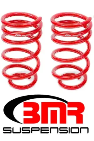 BMR 2010-2015 5th Gen Camaro V8 Rear Lowering Springs - Red - SP079R Instant Buy
