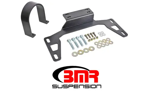 BMR 2011-2014 S197 Mustang Front Driveshaft Safety Loop - Black Hammertone - DSL017H Money Back Guarantee