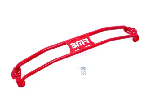 BMR 2011-2015 5th Gen Camaro Front 2-Point Strut Tower Brace - Red - STB017R Popular