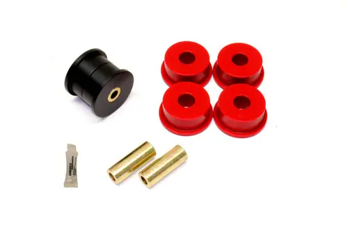 BMR 2012-2015 5th Gen Camaro Differential Mount Bushing Kit (Poly/Delrin Combo) - Black/Red - BK046 Super Sale