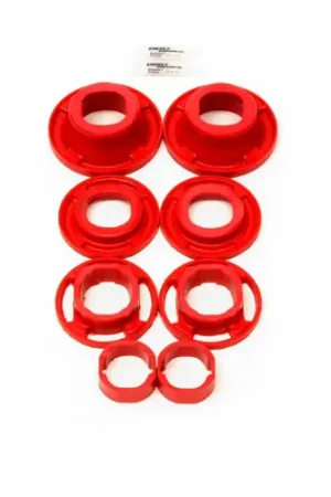 BMR 2012-2015 5th Gen Camaro Rear Cradle Street Version Poly Inserts Only Bushing Kit - Red - BK040 Professional Grade