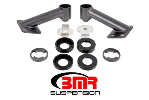 Sale BMR 2015-2023 S550 Mustang (2024+ S650 Mustang) Cradle Bushing Lockout Kit - Black Hammertone - CB005H