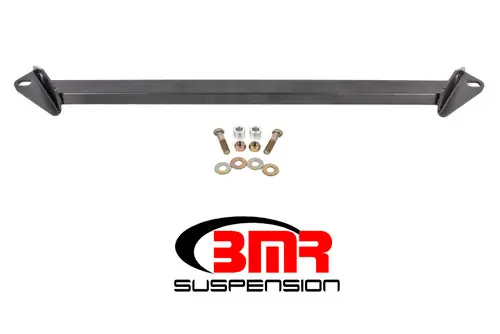 Buy Today BMR 2015-2023 S550 Mustang (2024+ S650 Mustang) Front 2-Point Subframe Chassis Brace - Black Hammertone - CB007H