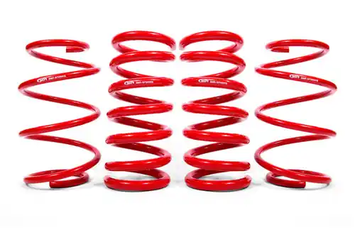 BMR 2015-2023 S550 Mustang (2024+ S650 Mustang) Lowering Spring Kit (Set Of 4) - Red - SPD763R Fresh Stock