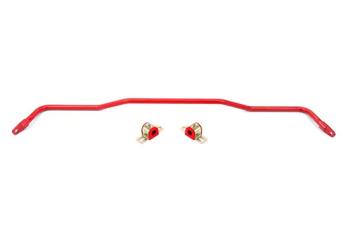 Get Yours BMR 2015-2023 S550 Mustang (2024+ S650 Mustang) Sway Bar Kit Rear Hollow 22mm Non-Adjustable Red - SB762R