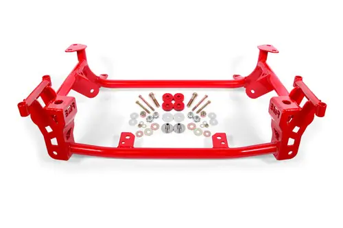 BMR 2015-2023 S550 Mustang GT (2024+ S650 Mustang) Lightweight K-Member - Red - KM761R Trusted Brand