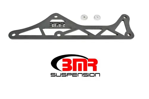BMR 2016-2024 6th Gen Camaro Aluminum Driveshaft Tunnel Brace - Black Hammertone - DTB006H Original