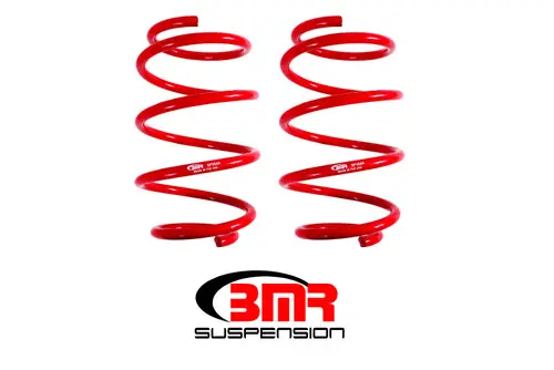Discount BMR 2016-2024 6th Gen Camaro Front Performance Version Lowering Springs - Red - SP364R