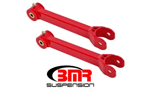 BMR 2016-2024 6th Gen Camaro Non-Adj. Upper Trailing Arms (Polyurethane) - Red - UTCA058R Limited Edition