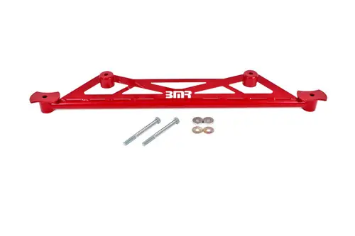 BMR 2016-2024 6th Gen Camaro Rear Of Rear Cradle Brace - Red - CB009R Trusted Brand