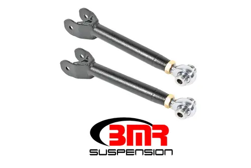 BMR 2016-2024 6th Gen Camaro Upper Trailing Arms w/ Single Adj. Rod Ends - Black Hammertone - UTCA059H Best Price