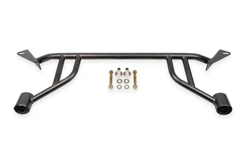 Budget BMR 2024-2025 Ford Mustang S650 Chassis Brace Front Subframe 4-point - Black Hammertone