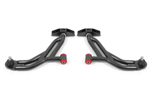 Warranty Included BMR Suspension 2005-2014 Ford Mustang Lower A-Arms - Black Hammertone - Non-Adjustable - AA750H