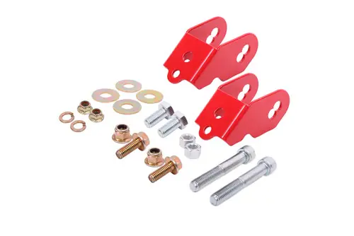 Exclusive Offer BMR Suspension 2015-2023 S550 Mustang (2024+ S650 Mustang) Rear Camber Adjustment Lockout Kit - Red - WAK761R