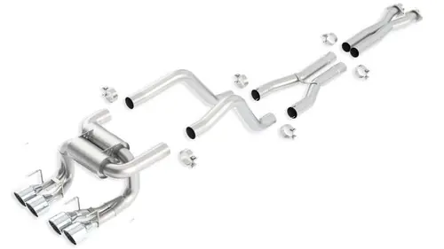 Big Sale Borla 06-11 Chevrolet Corvette 7.0L/6.2L V8 MT RWD 2DR Cat-Back w/X-Pipe ATAK #140422