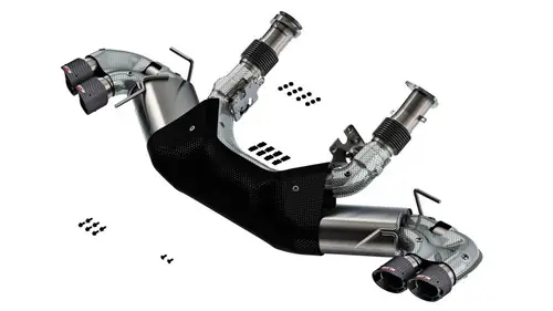 Worldwide Shipping Borla 2020-2024 Chevy Corvette 6.2L V8 AT w/o NPP 3in S-Type Catback Exhaust - Carbon Fiber Tips