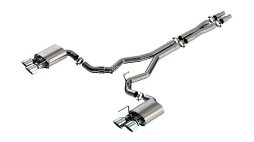 Professional Grade Borla 2024-2025 Ford Mustang Dark Horse 5.0L V8 w/ Active Exhaust ATAK Cat-Back Exhaust System