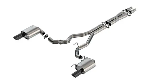 Borla 2024-2025 Ford Mustang GT 5.0L V8 w/o Active Exhaust ATAK Cat-Back Exhaust System - Black Chrome Hot Picks