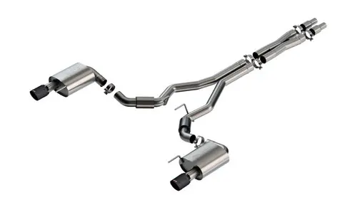 Handmade Borla 2024-2025 Ford Mustang GT 5.0L V8 w/o Active Exhaust S-Type Cat-Back Exhaust System - Carbon Fiber