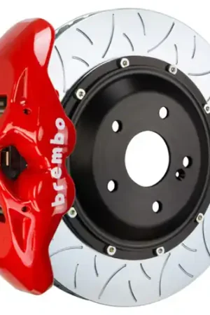 Brembo 08-13 BMW M3 (E90/E92/E93) Rear GT BBK 4 Piston Cast 380x28 2pc Rotor Slotted Type-3-Red Hot Deal
