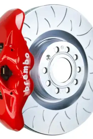 Low Price Brembo 2016-2023 Audi TT Front GT BBK 4 Piston Cast 345x30 1pc Rotor Slotted Type3-Red