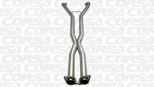 Corsa 14163 X-Pipe for 2005-2008 Chevy Corvette C6 6.2L V8 A4 Hassle-Free Returns