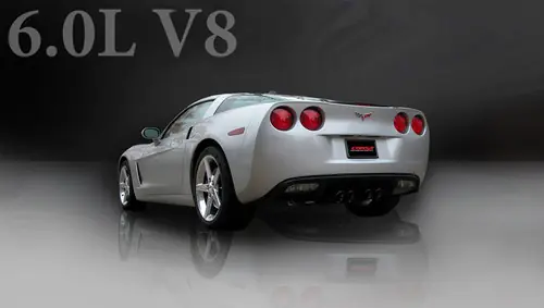 Corsa 14169BLK Sport Black Twin 3.5" Dual Rear Axle-Back for 2005-2008 Chevy Corvette C6 6.2L V8 Free Delivery