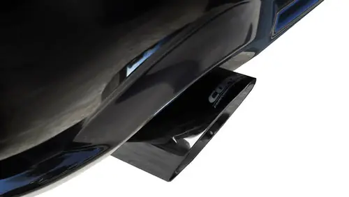 Express Delivery Corsa 14314BLK Xtreme Black Single 4.0" Dual Rear Axle-Back for 2005-2010 Ford Mustang Shelby GT500 5.4L V8