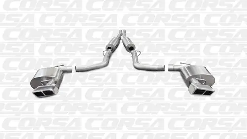 Corsa 14424 Xtreme Polished GTX2 Dual Rear Cat-Back for 2011-2014 Dodge Challenger SRT 6.4L V8 Manual Free Returns