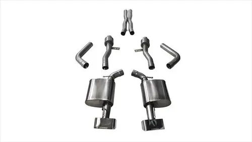 Corsa 14993 Sport Polished GTX2 Dual Rear Cat-Back for 2015-2023 Dodge Challenger SRT 392 6.4L V8 Price Drop