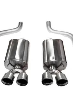 Direct From Factory CORSA Sport 2.5" Axle-Back Exhaust with Dual Polished 4.5" Tips for 2009-2013 Chevrolet Corvette (C6) 6.2L #21011