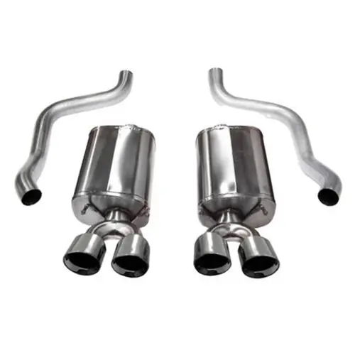 Direct From Factory CORSA Sport 2.5" Axle-Back Exhaust with Dual Polished 4.5" Tips for 2009-2013 Chevrolet Corvette (C6) 6.2L #21011