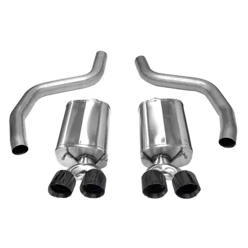 Special Offer CORSA SPORT Axle-Back Black Tips for 2009-2013 Chevrolet Corvette (C6) 6.2L #21011BLK