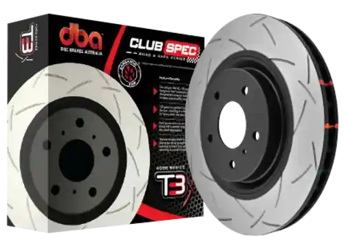 No Minimum Order DBA 2020-2024 Chevrolet Corvette C8 J55 Z51 Front Slotted 4000 Series Rotor