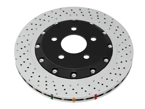 Direct From Factory DBA 2020-2024 Chevrolet Corvette C8 Z51 Rear Crossdrill Dimple 5000 Series Rotor