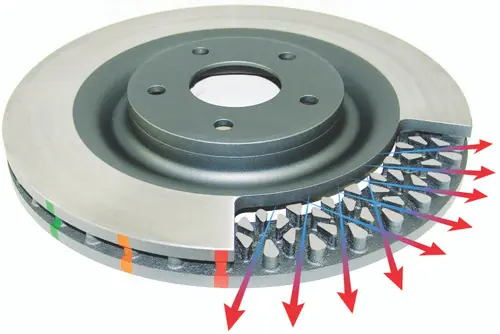 DBA 5000 Series Drilled and Dimpled Rear Replacement Rotor 09-16 Nissan R35 GTR with Alcon Brake Kit Hassle-Free Returns